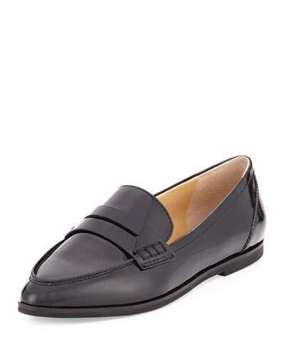 pennyloafer connor aus lackleder michael kors|Michael Kors 'connor' Patent Leather Loafers In Black .